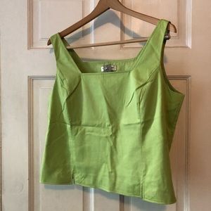 Cotton stretch suit top with slits